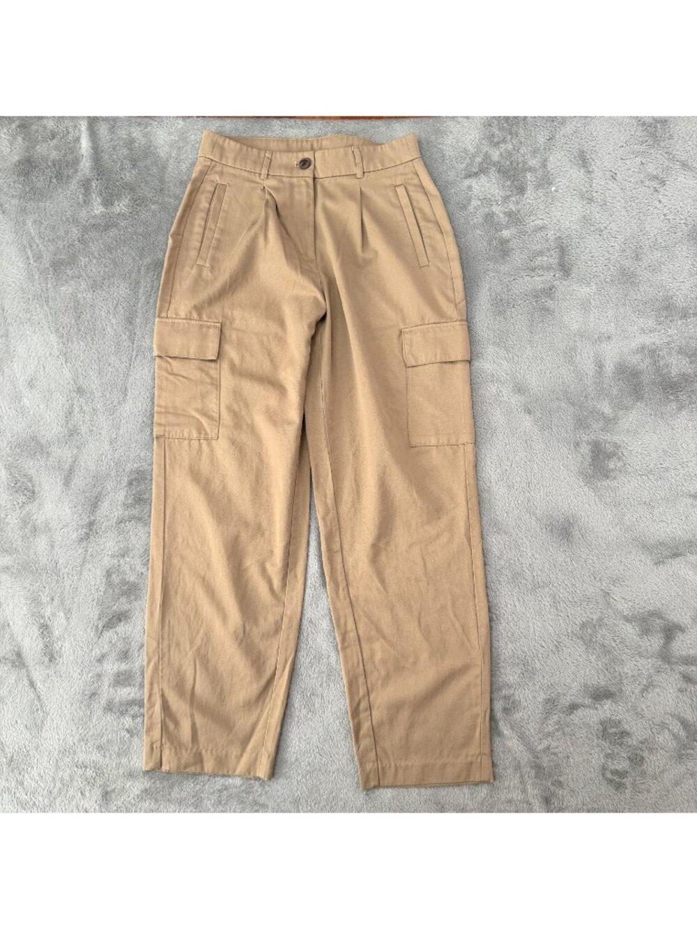 Old Navy Extra High Rise Taylor Straight Cargo Trouser Pants SMALL Womens